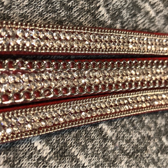 Red BLINGY snap bracelet - Picture 3 of 3